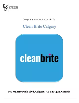Commercial Cleaners near me | Clean Brite Calgary