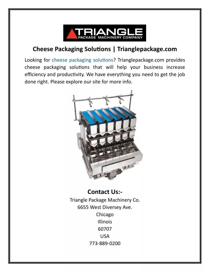 cheese packaging solutions trianglepackage com