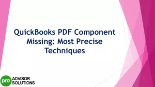 quickbooks pdf component missing most precise techniques