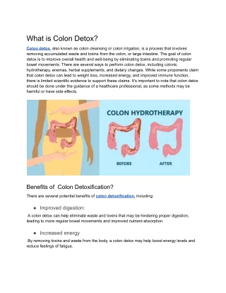 What is Colon Detox (2)