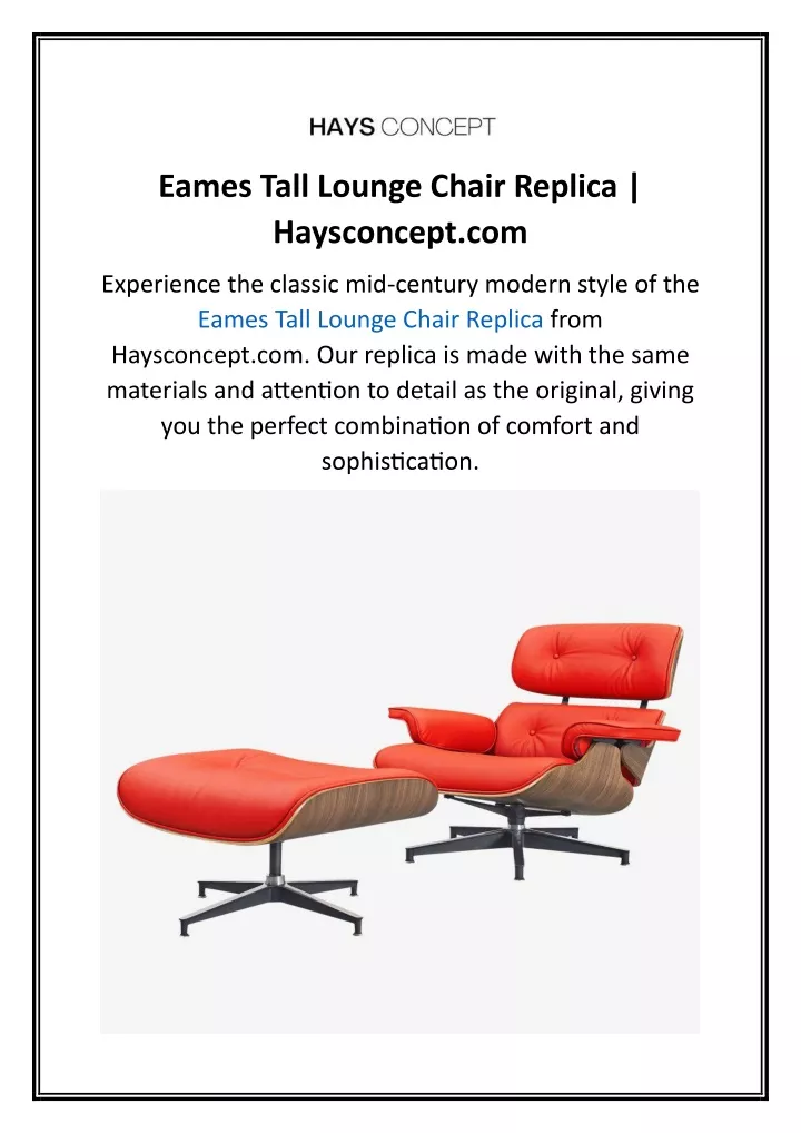 eames tall lounge chair replica haysconcept com