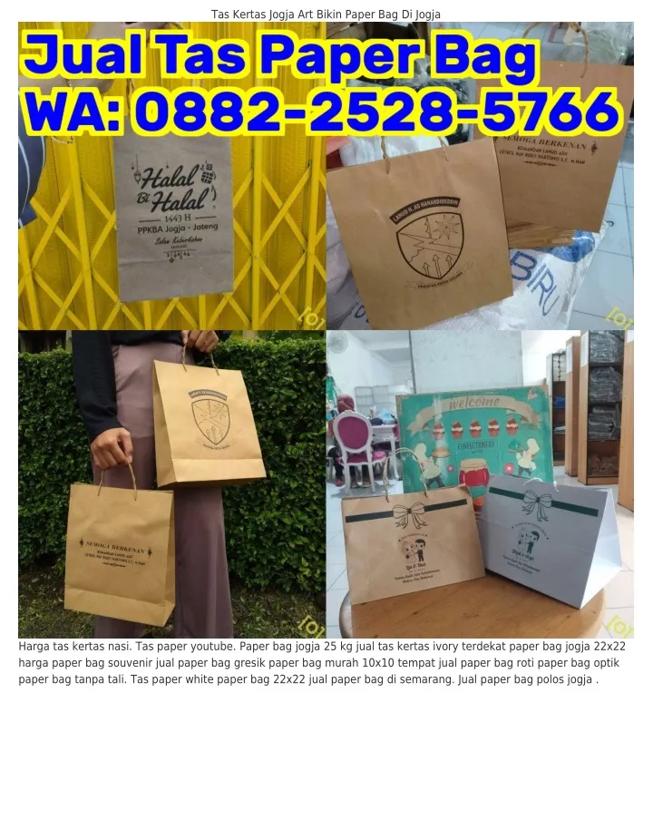 tas kertas jogja art bikin paper bag di jogja