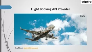 flight booking api provider