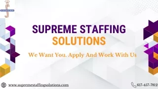 Supreme Staffing Solutions - Professional Talent Acquisition & Recruiting Services