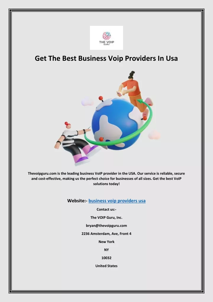 get the best business voip providers in usa