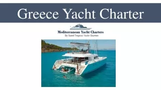 Greece Yacht Charter