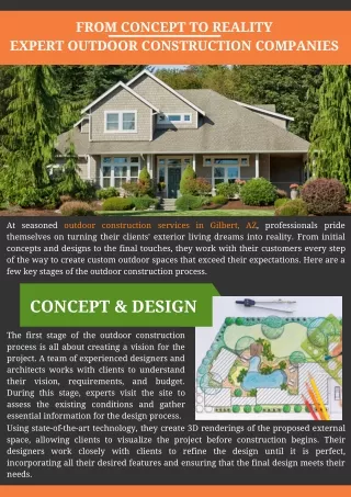 From Concept to Reality: Expert Outdoor Construction Companies