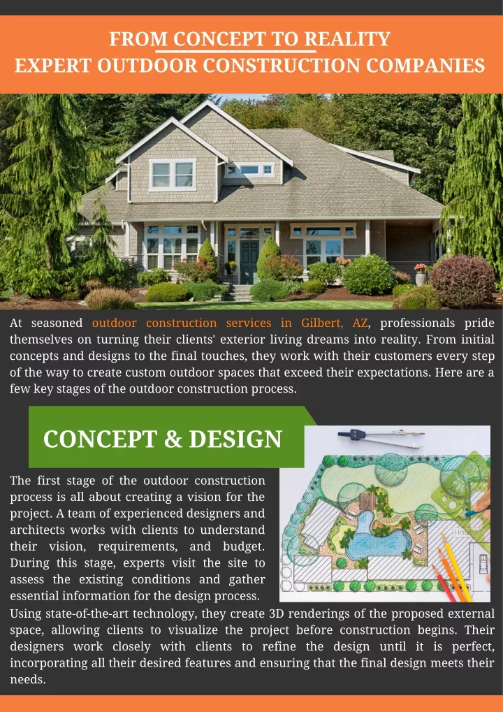 from concept to reality expert outdoor