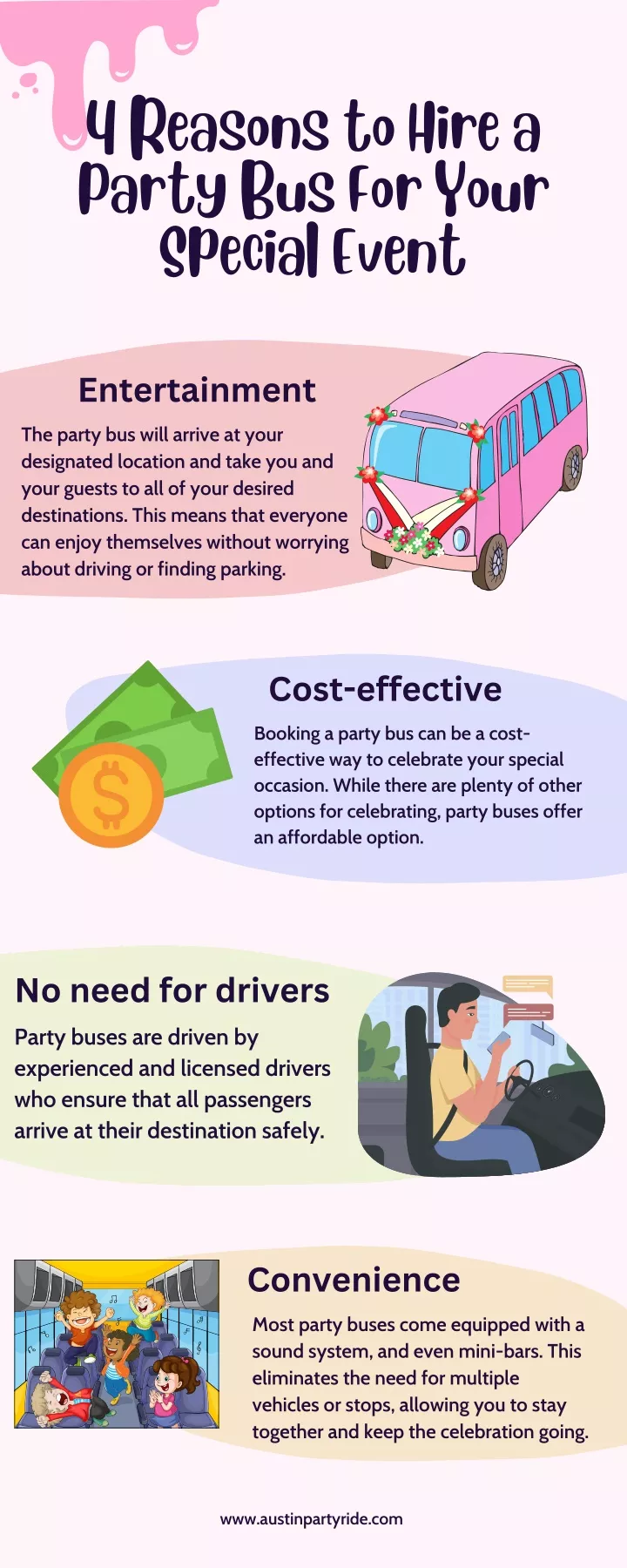 4 reasons to hire a party bus for your special