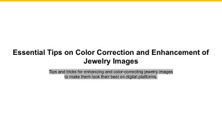 essential tips on color correction