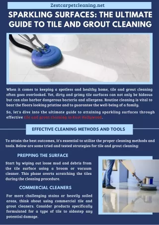 Ultimate Guide to Tile and Grout Cleaning