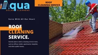 Roof cleaning and restoration services, CA | aqua solar cleaners
