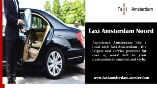 Taxi Amsterdam Noord