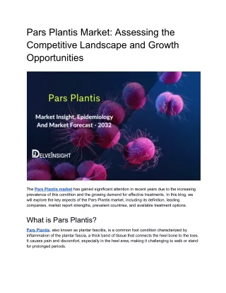 pars plantis market assessing the competitive