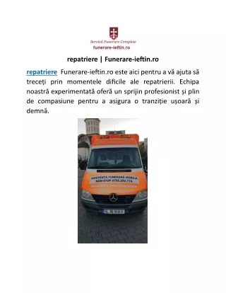 repatriere | Funerare-ieftin.ro
