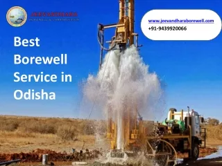 Best Borewell Service in Odisha