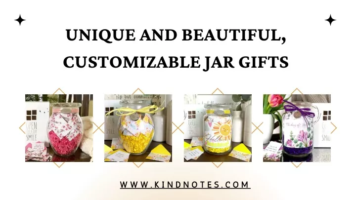 unique and beautiful customizable jar gifts