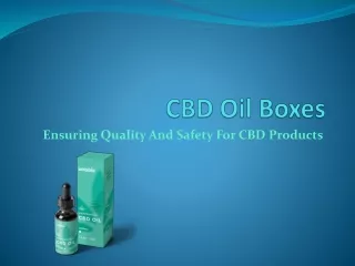 cbd oil boxes