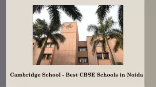 cambridge school best cbse schools in noida