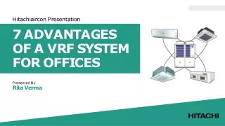 Best 7 Advantages of a VRF System for Offices