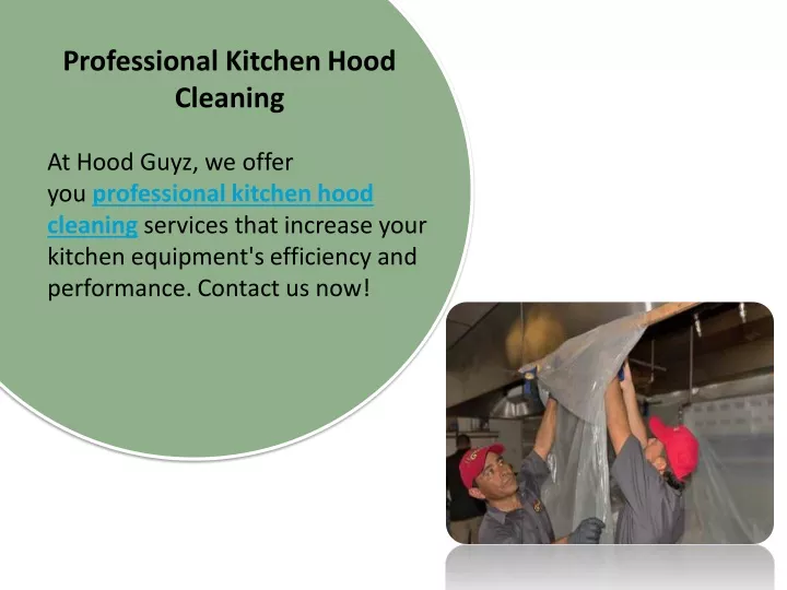 PPT - Professional Kitchen Hood Cleaning PowerPoint Presentation, free