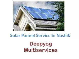solar pannel service in nashik