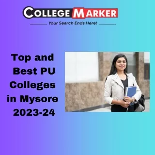 Top and Best PU Colleges in Mysore 2023-24