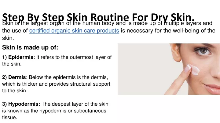 step by step skin routine for dry skin