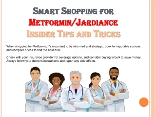smart shopping for metformin jardiance insider tips and tricks