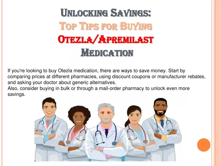 unlocking savings top tips for buying otezla apremilast medication