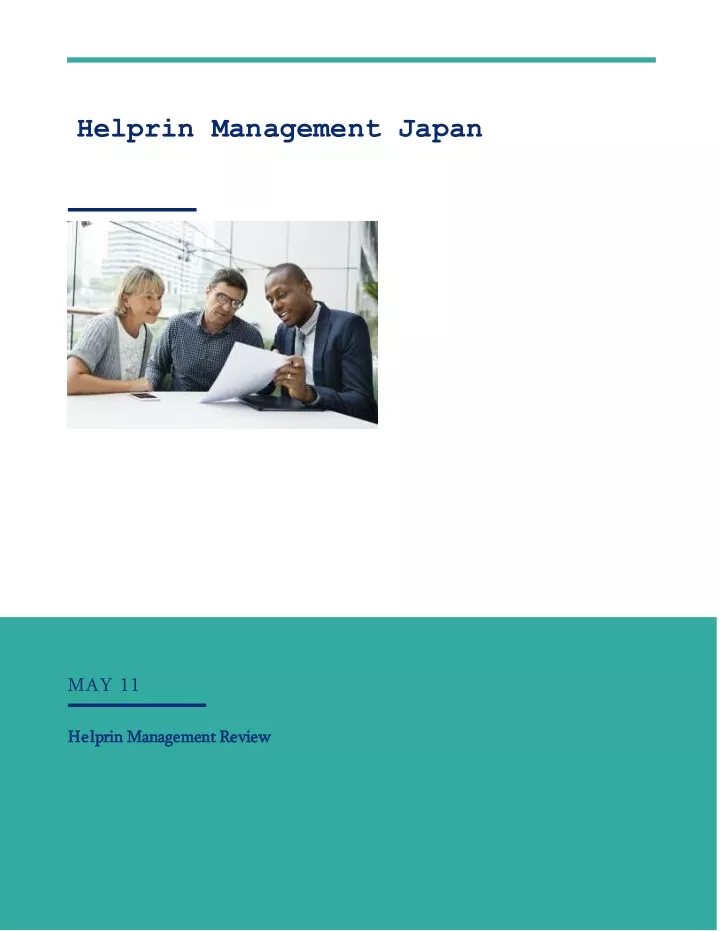 helprin management japan