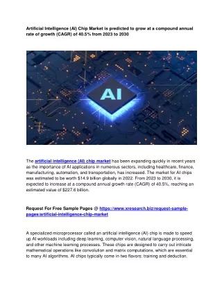 artificial intelligence ai chip market