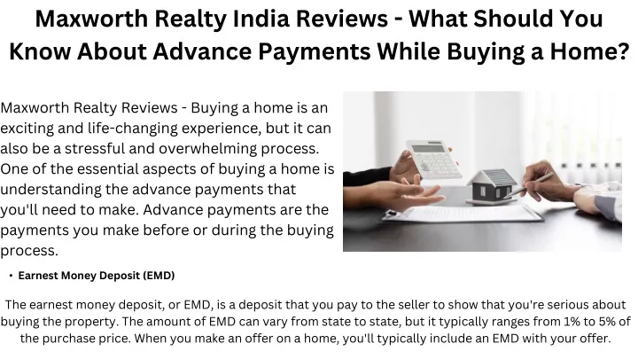 maxworth realty india reviews what should