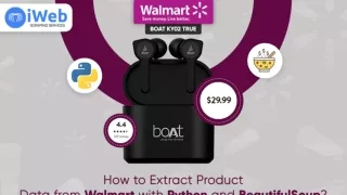 How to Extract Product Data from Walmart with Python and BeautifulSoup