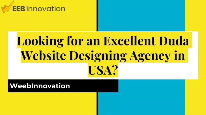 looking for an excellent duda website designing agency in usa