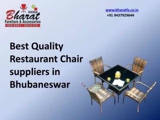 Best Restaurant Chair Suppliers in Bhubaneswar