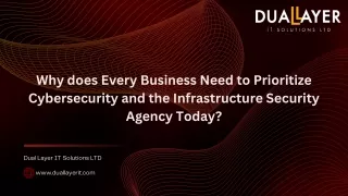 Why we need Cybersecurity and the Infrastructure Security Agency?