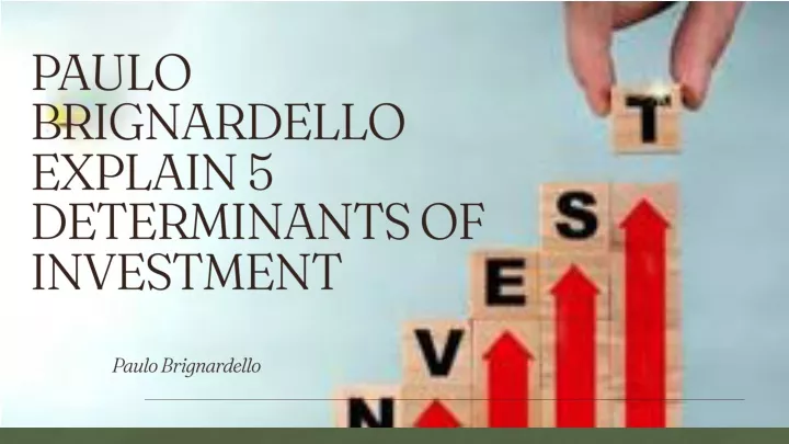 paulo brignardello explain 5 determinants