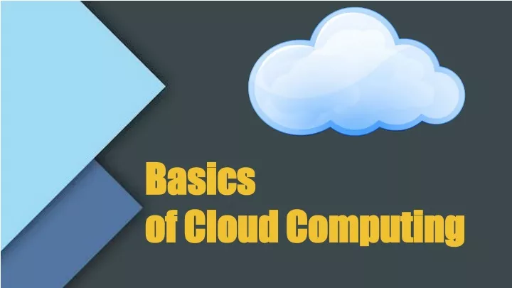 basics of cloud computing