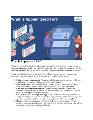 What is Appian Used For A Comprehensive Overview.edited