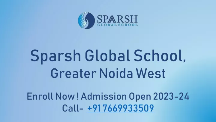 sparsh global school greater noida west