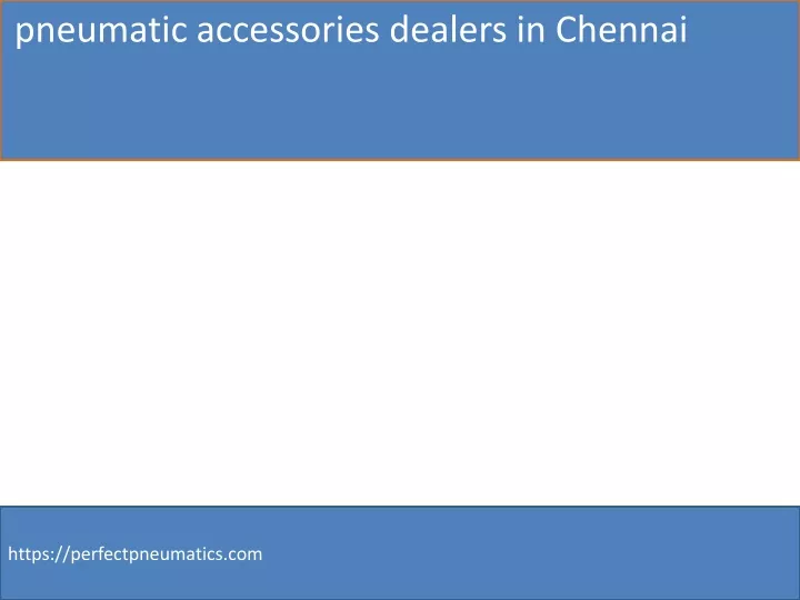 pneumatic accessories dealers in chennai