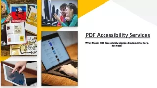 What Makes PDF Accessibility Services Fundamental For a Business?