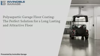 Polyaspartic Garage Floor Coating The Perfect Solution for a Attractive Floor