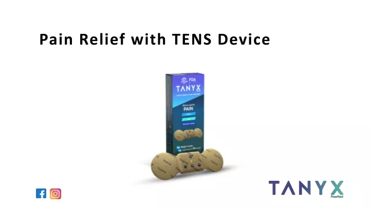 pain relief with tens device