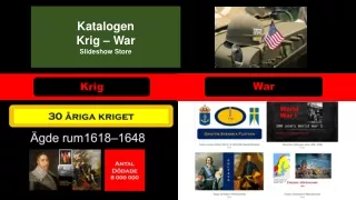 katalogen krig war slideshow store