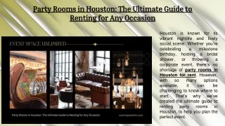 party rooms in houston the ultimate guide