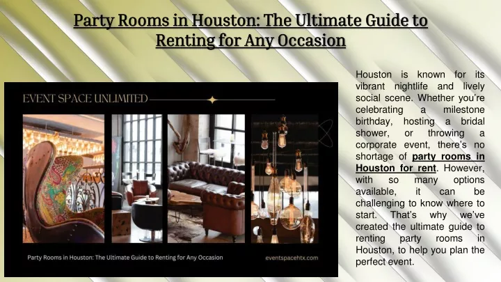 party rooms in houston the ultimate guide