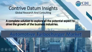 Automotive Turbocharger market Competitive Research And Precise Outlook