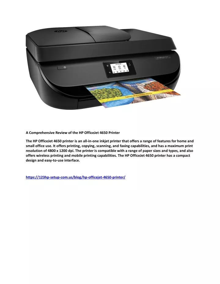 a comprehensive review of the hp officejet 4650